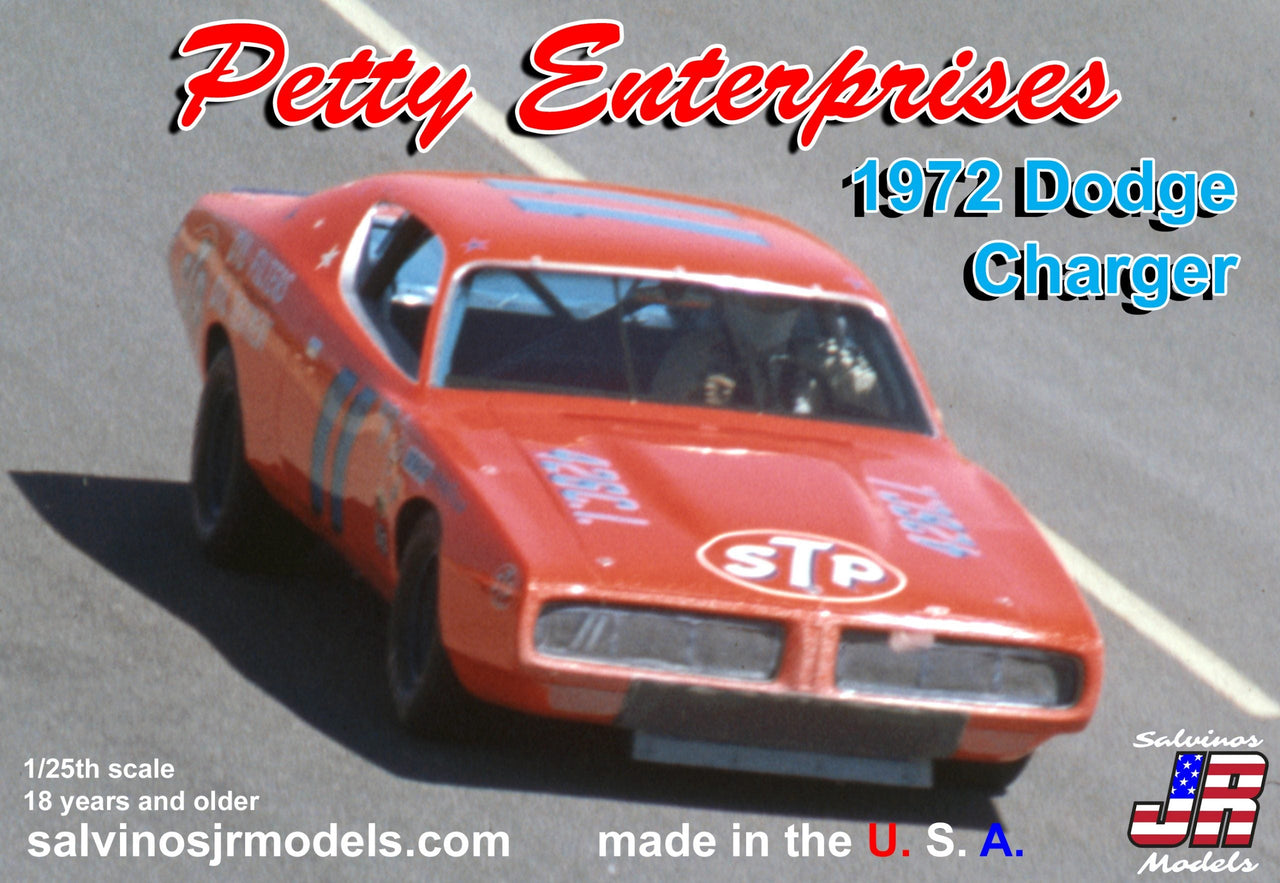 Petty Enterprises 1972 Dodge Charger #11 Model Car