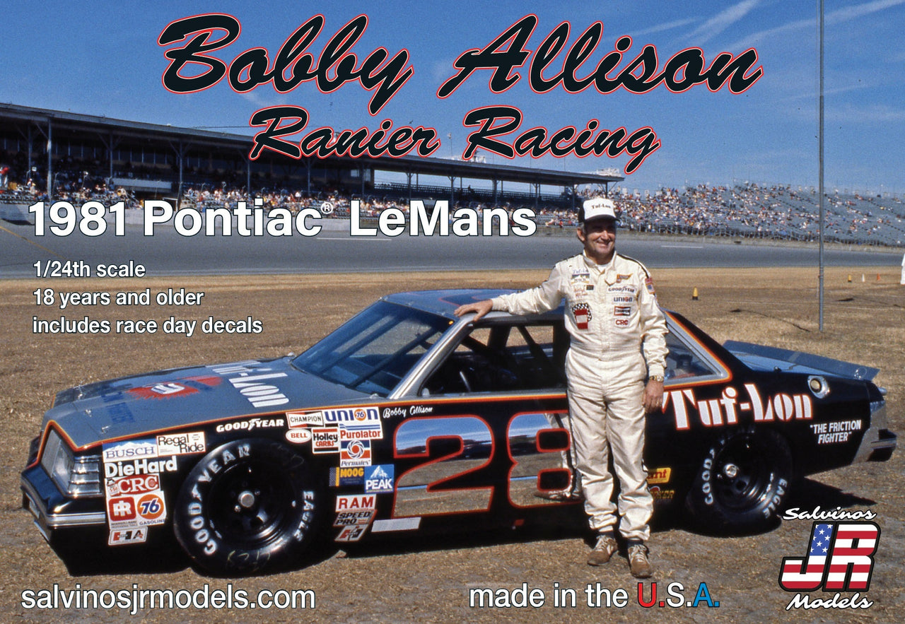 Rainier Racing 1981 Pontiac LeMans “Tuflon” Driven by Bobby Allison Model Car