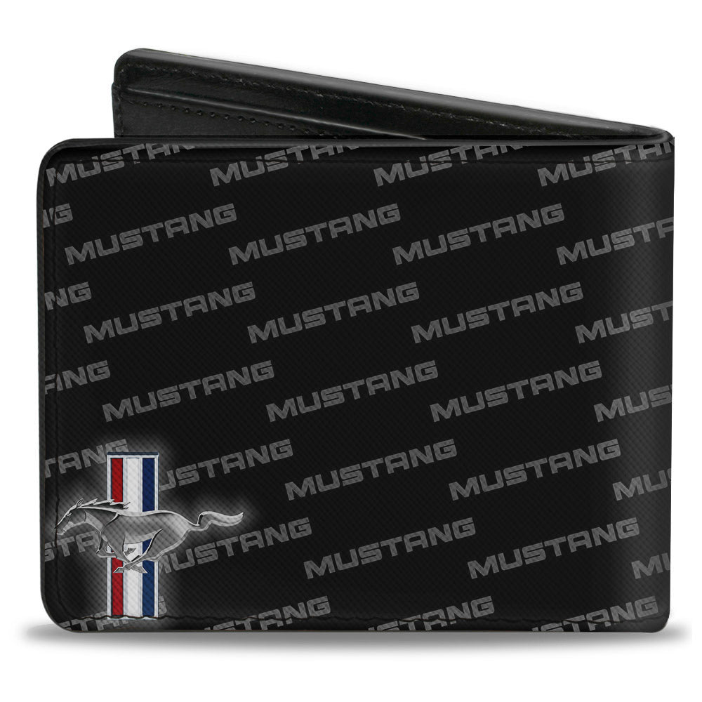 Ford Mustang Tri Bar Logo Bi-Fold Wallet