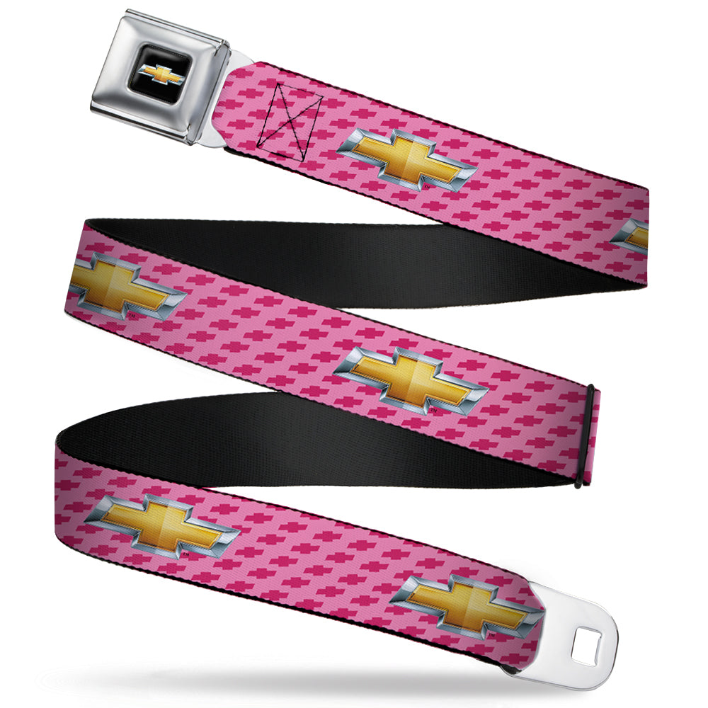 Chevy Bowtie Pink Seatbelt Belt