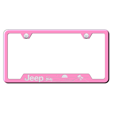 jeep-beach-cut-out-frame-laser-etched-pink-44891-classic-auto-store-online