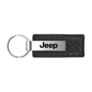 jeep-carbon-fiber-leather-key-fob-black-40141-classic-auto-store-online