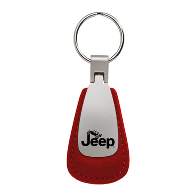 jeep-climbing-leather-teardrop-key-fob-red-45639-classic-auto-store-online