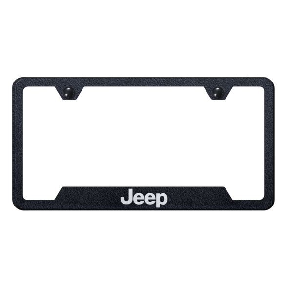 jeep-cut-out-frame-laser-etched-rugged-black-40552-classic-auto-store-online