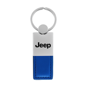 jeep-duo-leather-chrome-key-fob-blue-38284-classic-auto-store-online