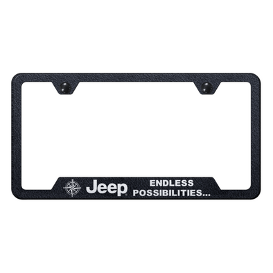 jeep-endless-cut-out-frame-laser-etched-rugged-black-45152-classic-auto-store-online