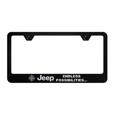 jeep-endless-stainless-steel-frame-laser-etched-black-45145-classic-auto-store-online