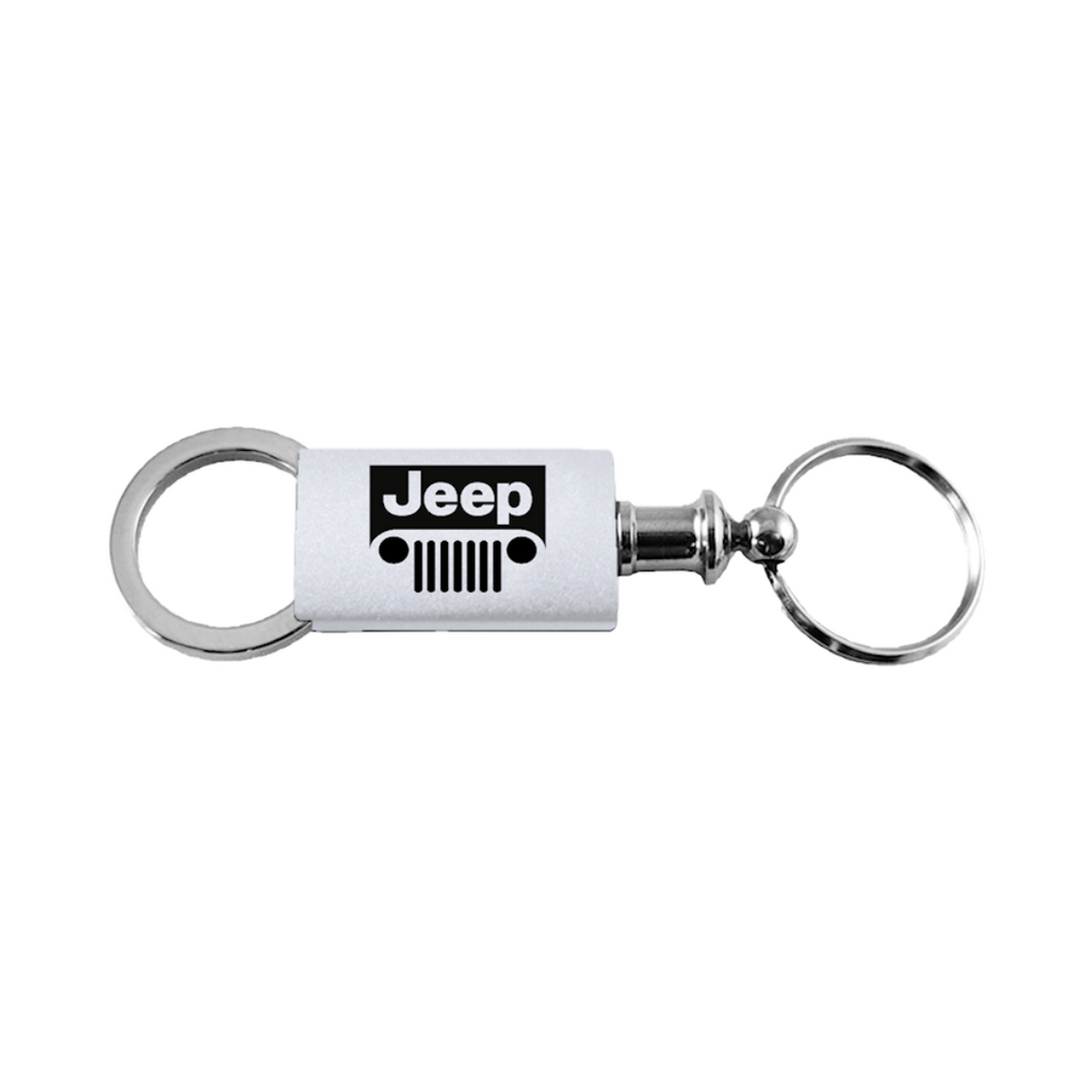 Jeep Grill Stainless Steel Key Ring