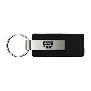 jeep-grill-leather-key-fob-black-22406-classic-auto-store-online