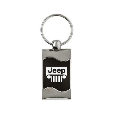 jeep-grill-rectangular-wave-key-fob-black-25896-classic-auto-store-online