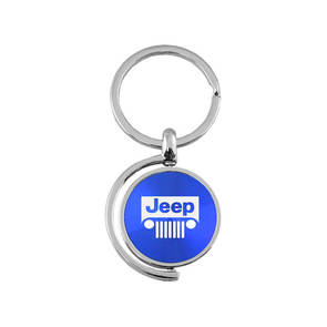 jeep-grill-spinner-key-fob-blue-33315-classic-auto-store-online