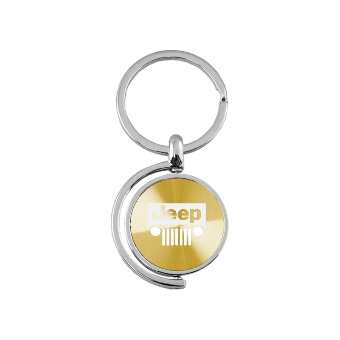 jeep-grill-spinner-key-fob-gold-36447-classic-auto-store-online