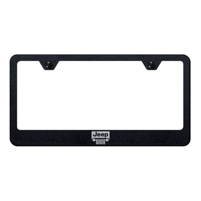 jeep-grill-stainless-steel-frame-laser-etched-rugged-black-40826-classic-auto-store-online