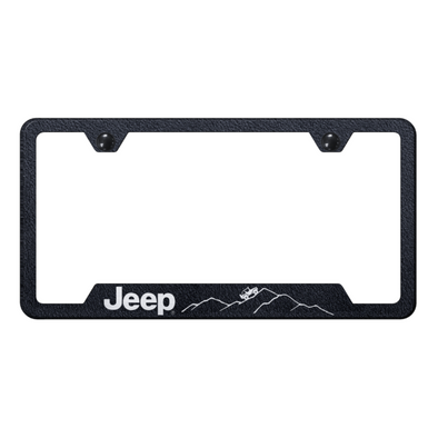 jeep-mountain-cut-out-frame-laser-etched-rugged-black-42080-classic-auto-store-online