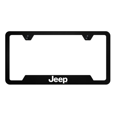 Jeep PC Notched Frame - UV Print on Black