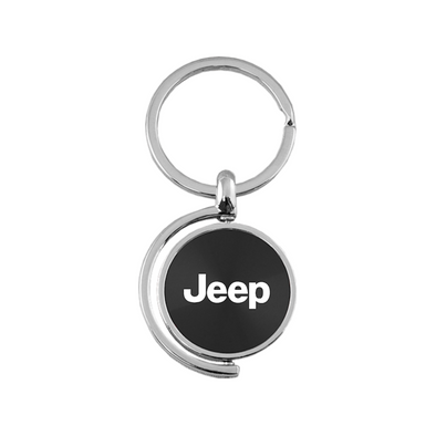 Jeep Spinner Key Fob in Black