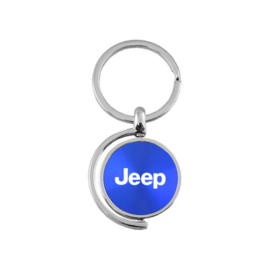 Jeep Spinner Key Fob in Blue