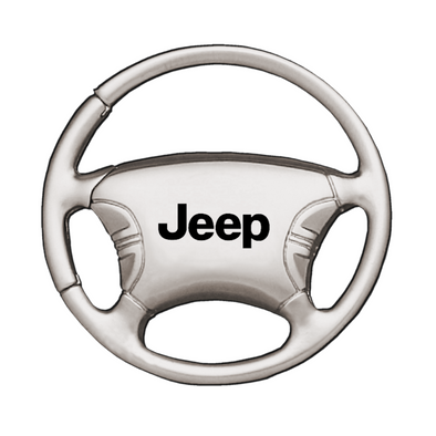 Jeep Steering Wheel Key Fob in Silver
