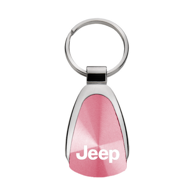 Jeep Teardrop Key Fob in Pink