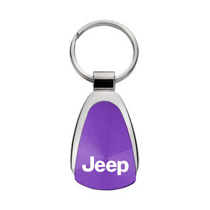 Jeep Teardrop Key Fob in Purple