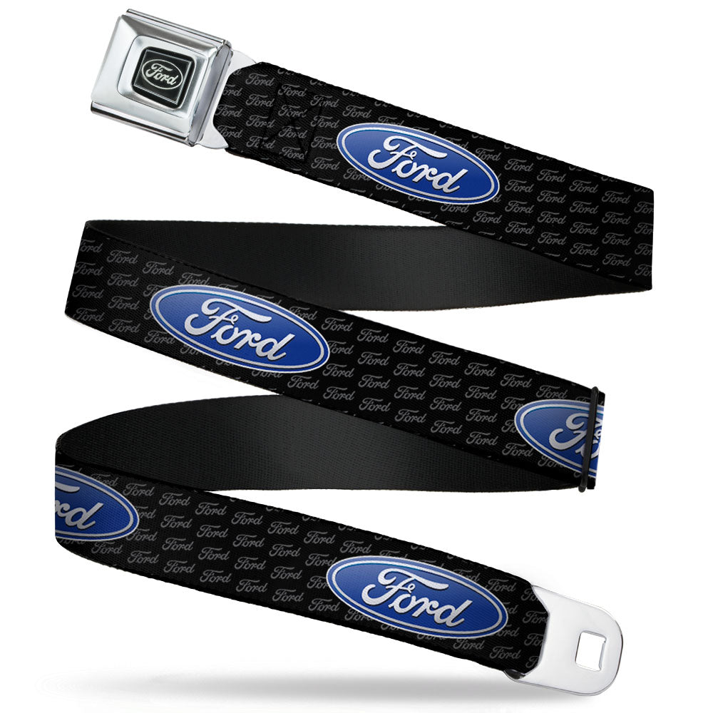 Ford Oval With Text Emblem Seatbelt Belt