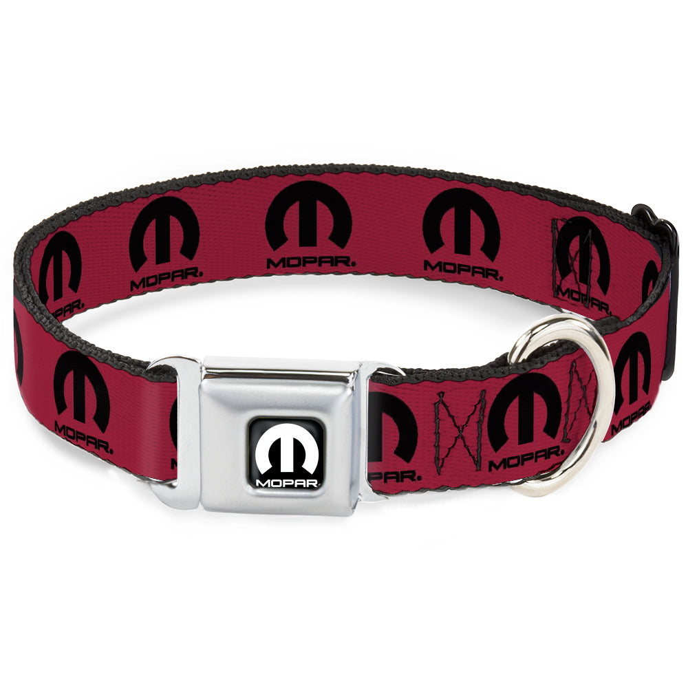 Mopar Logo Fuchsia Seatbelt Buckle Collar