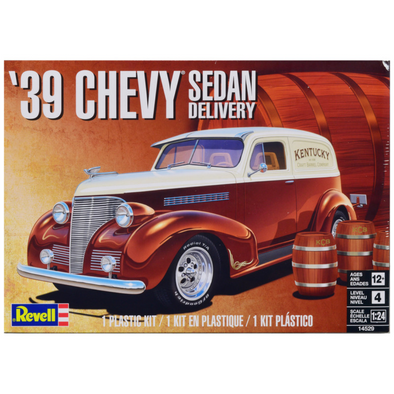 level-4-model-kit-1939-chevrolet-sedan-delivery-with-barrel-accessories-1-24-scale-model-by-revell-14529-classic-auto-store-online