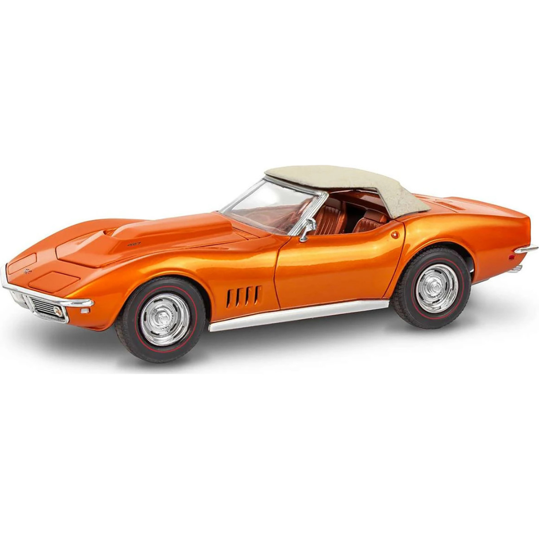 Level 4 Model Kit 1968 Chevrolet Corvette L/88 Convertible 2-in-1 1/25 Scale Model
