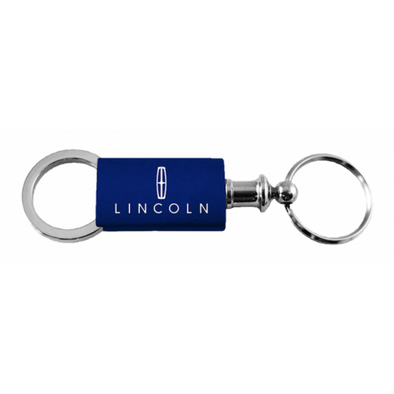 Lincoln Anodized Aluminum Valet Key Fob - Navy