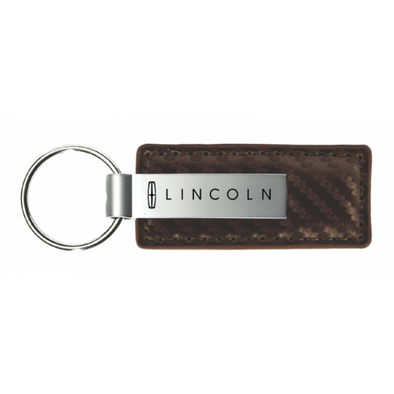 lincoln-carbon-fiber-leather-key-fob-in-taupe-40169-classic-auto-store-online