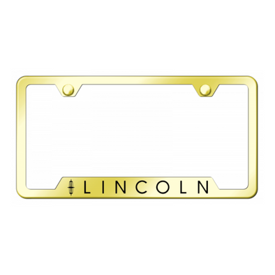 Lincoln Cut-Out Frame - Laser Etched Gold