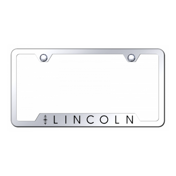 Lincoln Cut-Out Frame - Laser Etched Mirrored