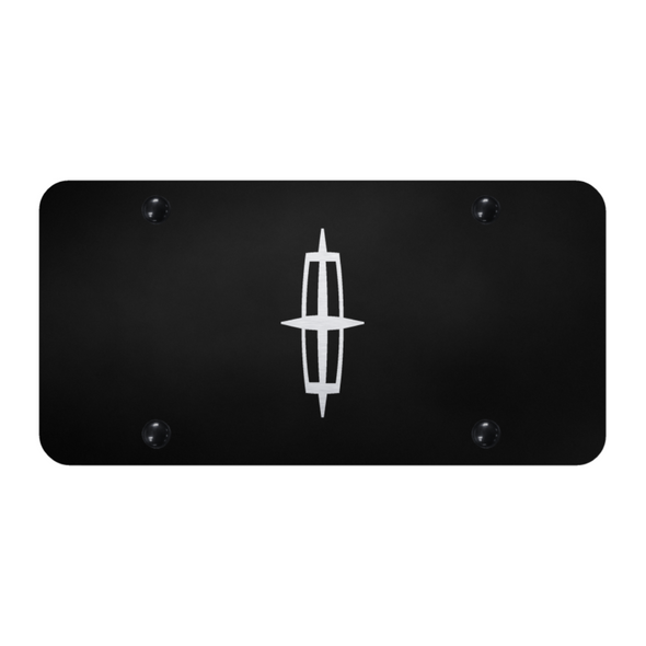 lincoln-logo-license-plate-laser-etched-black
