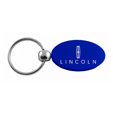 Lincoln Oval Key Fob in Blue