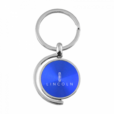 Lincoln Spinner Key Fob in Blue