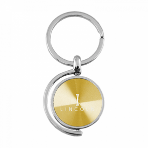 Lincoln Spinner Key Fob in Gold