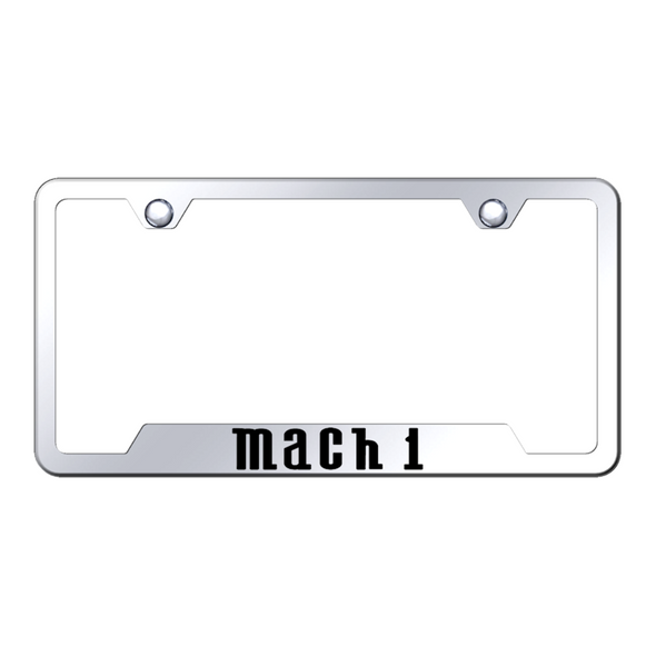 Mach 1 Cut-Out Frame - Laser Etched Mirrored