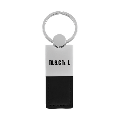 mach-1-duo-leather-chrome-key-fob-black-38303-classic-auto-store-online
