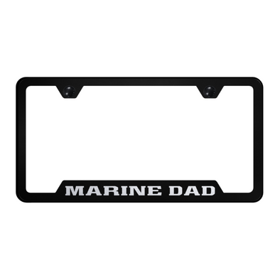 marine-dad-cut-out-frame-laser-etched-black-40708-classic-auto-store-online