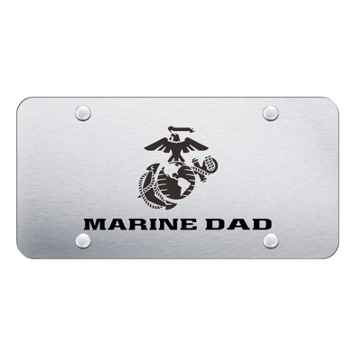 marine-dad-license-plate-laser-etched-brushed