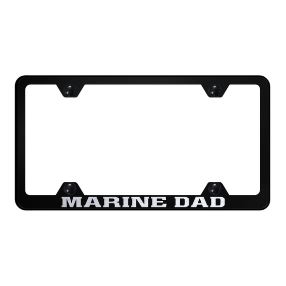 marine-dad-steel-wide-body-frame-laser-etched-black-40716-classic-auto-store-online