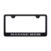 marine-mom-stainless-steel-frame-laser-etched-rugged-black-40696-classic-auto-store-online