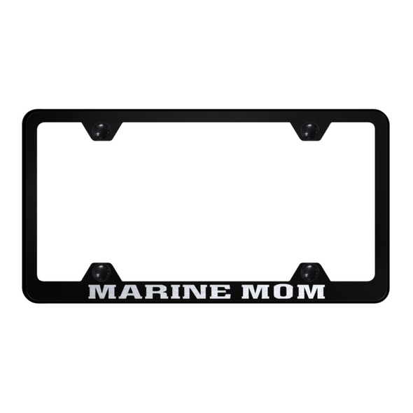 Marine Mom Steel Wide Body Frame - Laser Etched Black