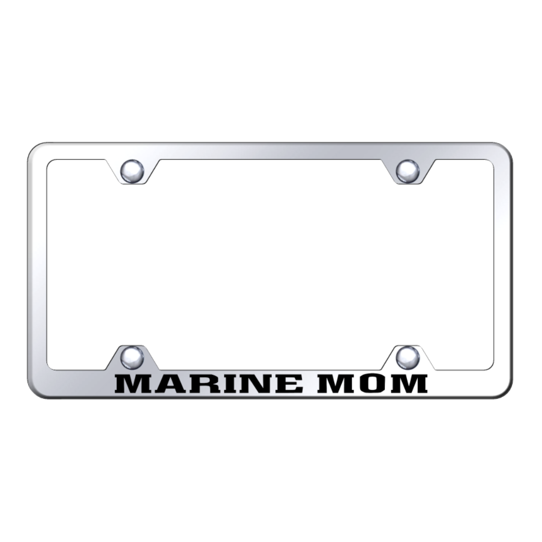 marine-mom-steel-wide-body-frame-laser-etched-mirrored-40699-classic-auto-store-online