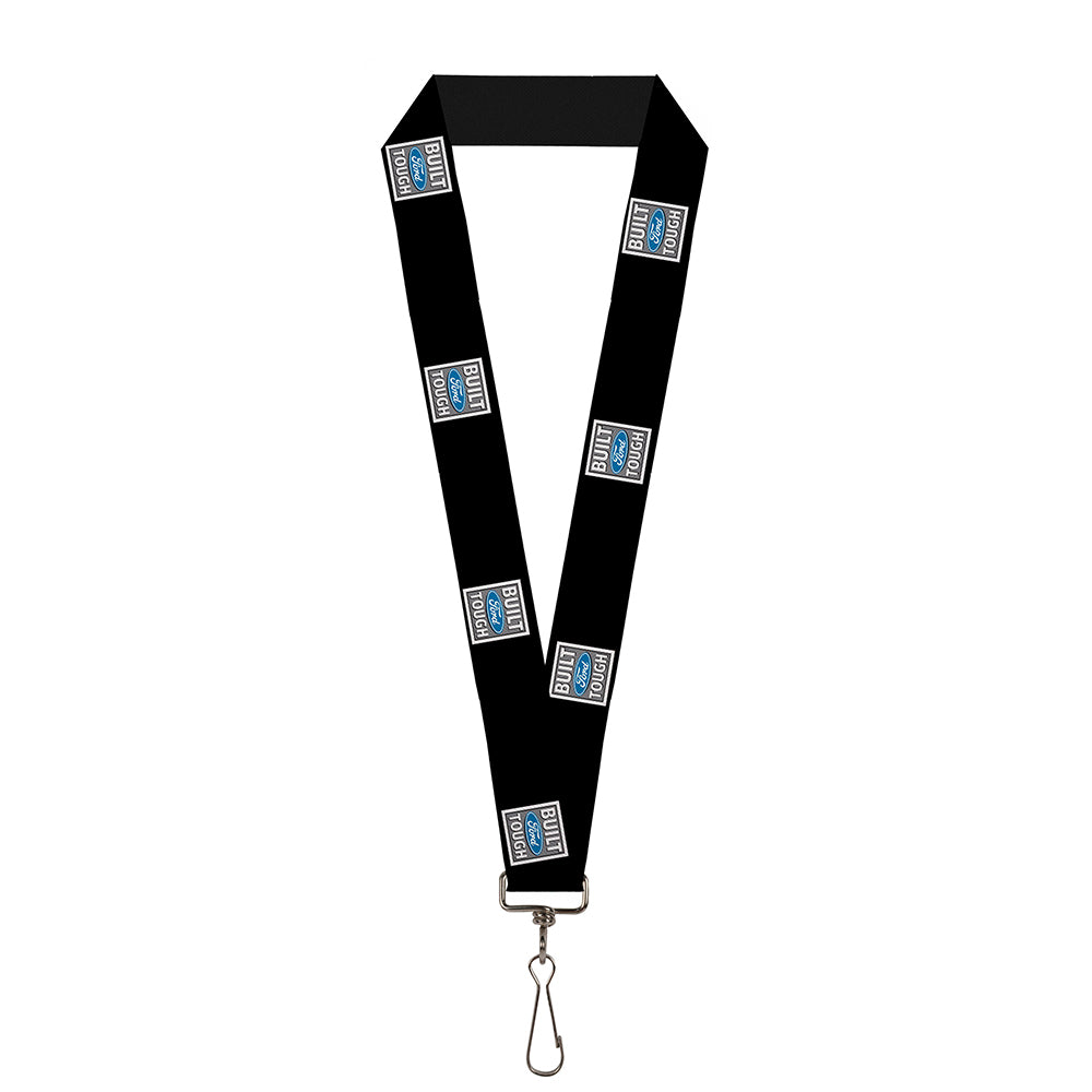 Built Ford Tough Logo Lanyard - 1.0"