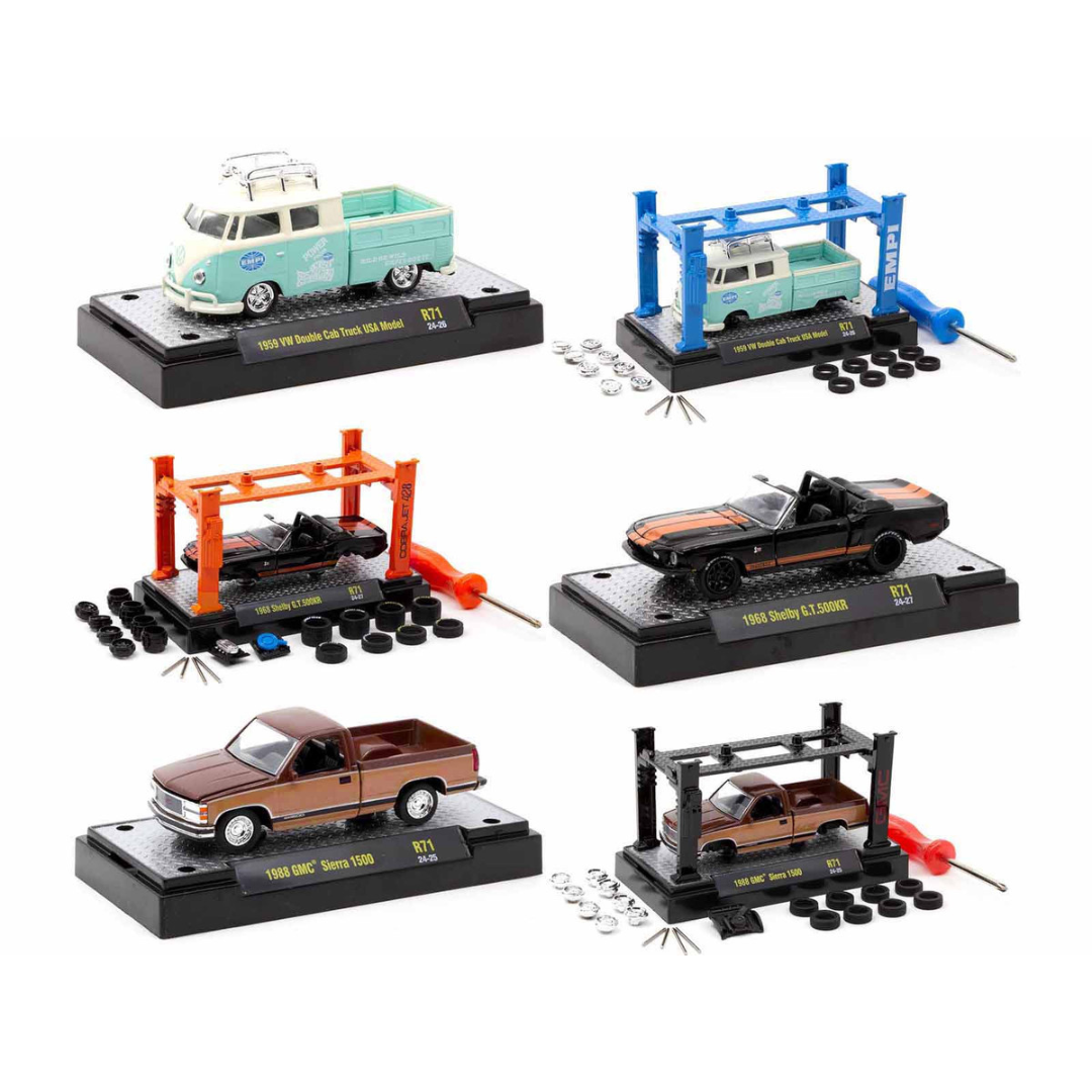 Model Kit 3 piece Car Set Release 71 Limited Edition 1/64 Diecast Model Cars