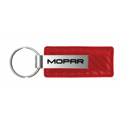 mopar-carbon-fiber-leather-key-fob-in-red-45387-classic-auto-store-online