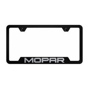 Mopar Cut-Out Frame - Laser Etched Black