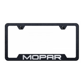 mopar-cut-out-frame-laser-etched-rugged-black-40823-classic-auto-store-online