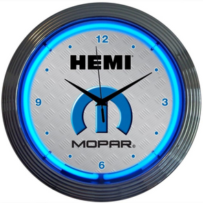 MOPAR HEMI NEON CLOCK